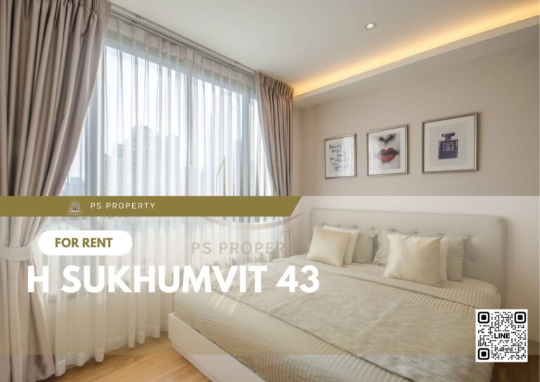 PS45529 – Condo Near BTS Phrom Phong Station For Rent , Two bedroom unit at H Sukhumvit 43