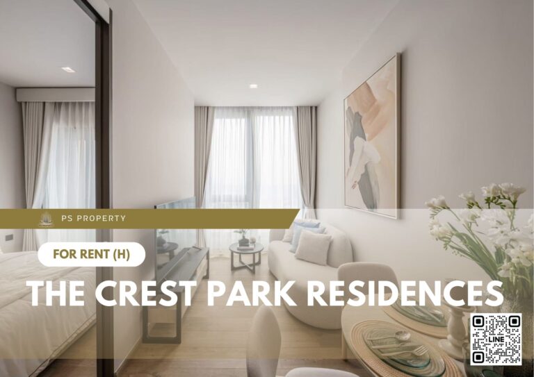 PS102576 – Condo Near MRT Phahonyothin Station For Rent , One bedroom unit at The Crest Park Residences