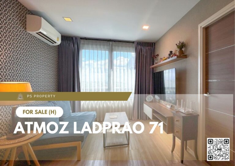 PS102641 – Condo Near MRT Lat Phrao 71 Station For Sale , One bedroom unit at Atmoz Ladprao 71