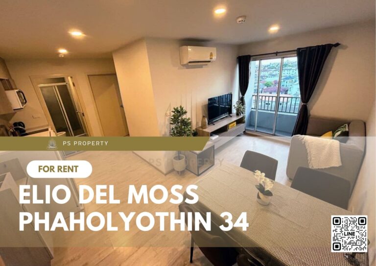 PS31973 – Condo Near BTS Kasetsart University Station For Rent , Two bedroom unit at Elio Del Moss Phaholyothin 34