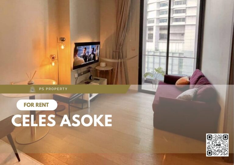 PS32455 – Condo Near MRT Phetchaburi Station For Rent , One bedroom unit at CELES Asoke