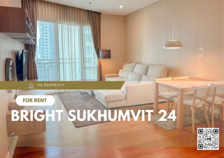PS79358 – Condo Near BTS Phrom Phong Station For Rent , One bedroom unit at Bright Sukhumvit 24