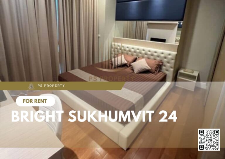 PS13023 – Condo Near BTS Phrom Phong Station For Rent , Two bedroom unit at Bright Sukhumvit 24