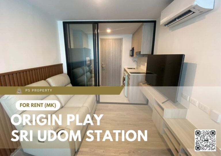 PS102781 – Condo Near MRT Si Udom Station For Rent , One bedroom unit at Origin Play Sri Udom Station