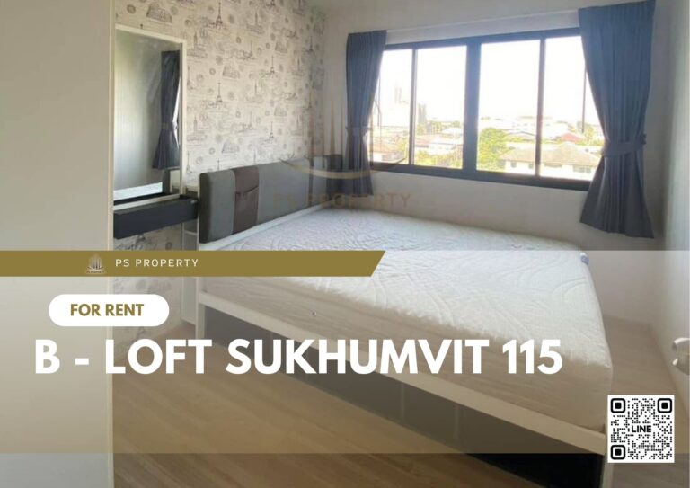 PS11699 – Condo Near BTS Pu Chao Station For Rent , One bedroom unit at B – Loft Sukhumvit 115
