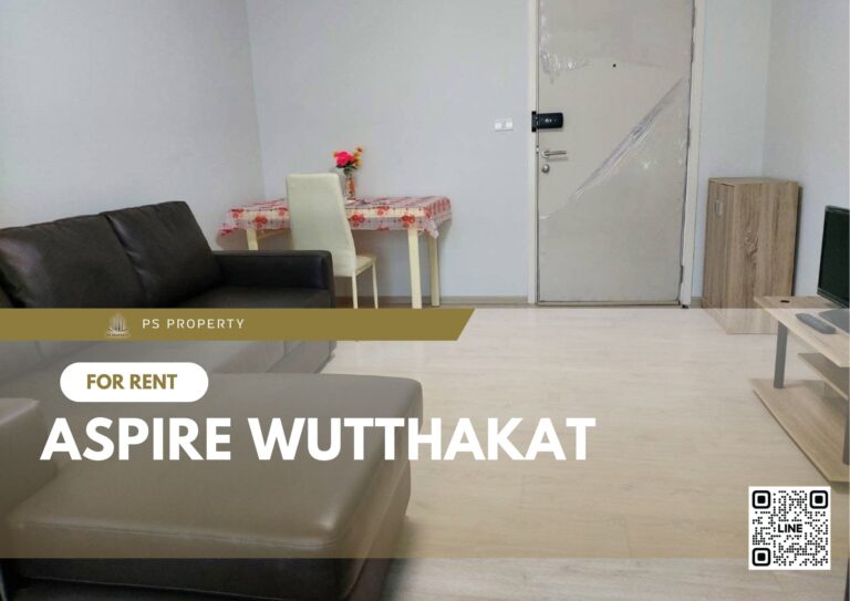 PS76213 – Condo Near BTS Wutthakat Station For Rent , One bedroom unit at Aspire Wutthakat