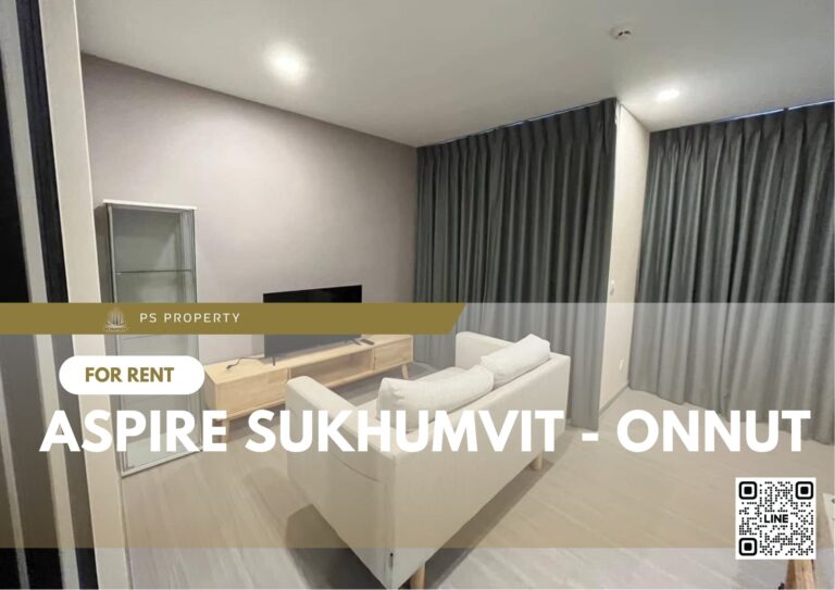 PS67257 – Condo Near BTS On Nut Station For Rent , One bedroom unit at Aspire Sukhumvit – Onnut