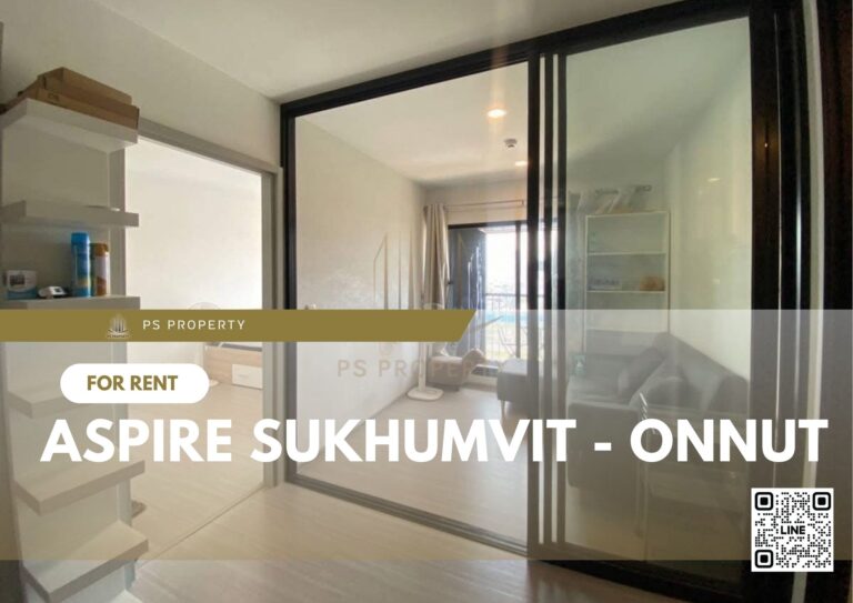 PS51594 – Condo Near BTS On Nut Station For Rent , One bedroom unit at Aspire Sukhumvit – Onnut