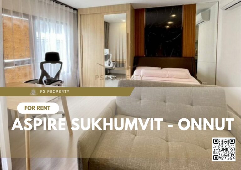 PS20483 – Condo Near BTS On Nut Station For Rent , One bedroom unit at Aspire Sukhumvit – Onnut