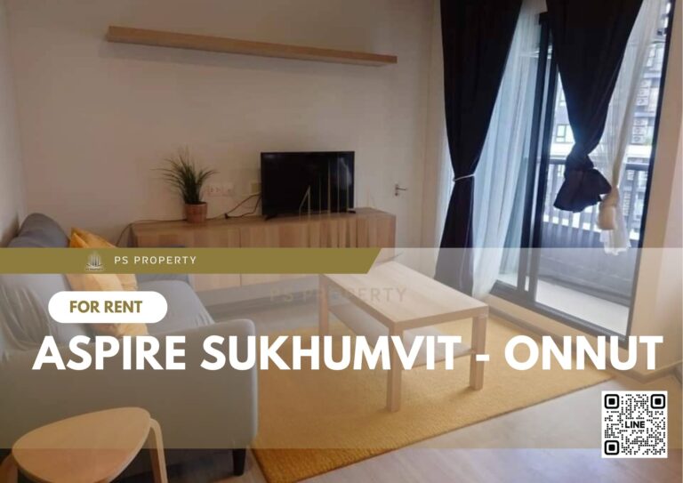 PS52433 – Condo Near BTS On Nut Station For Rent , One bedroom unit at Aspire Sukhumvit – Onnut