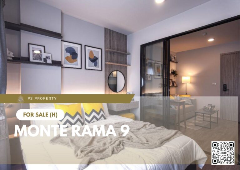 PS103015 – Condo Near ARL Ramkhamhaeng Station For Sale , One bedroom unit at Monte Rama 9
