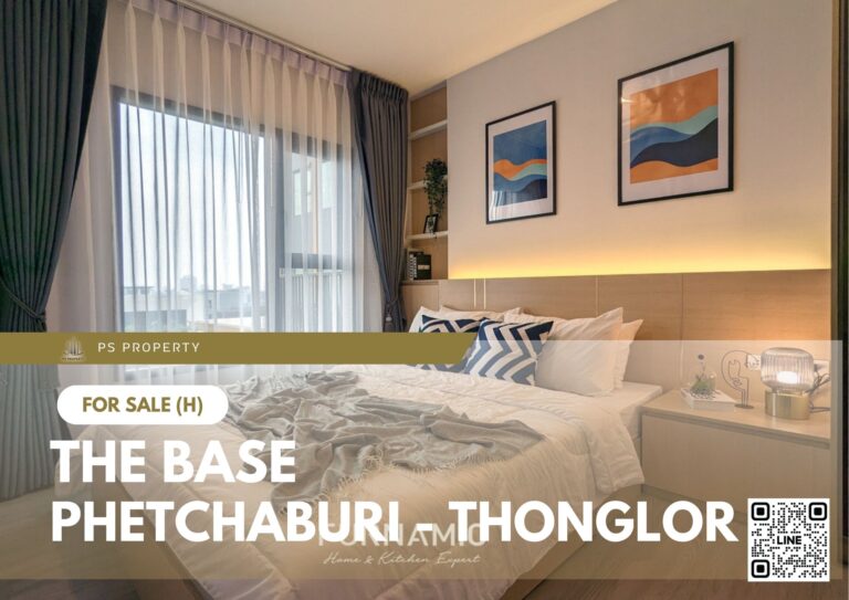 PS103027 – Condo Near MRT Phetchaburi Station For Two , One bedroom unit at THE BASE Phetchaburi – Thonglor