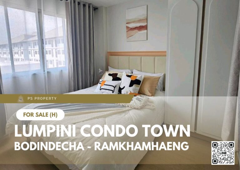 PS103106 – Condo Near MRT Lat Phrao 101 Station For Sale , One bedroom unit at Lumpini Condo Town Bodindecha – Ramkhamhaeng