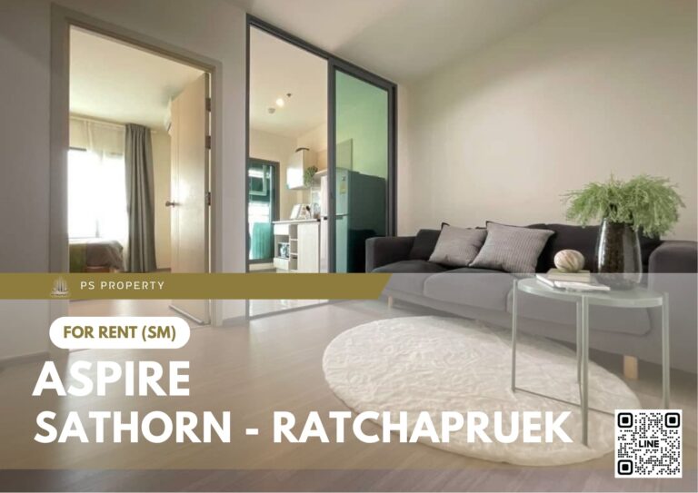 PS103162 – Condo Near BTS Bang Wa Station For Rent , One bedroom unit at Aspire Sathorn – Ratchapruek