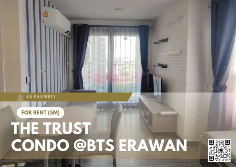 PS103171 – Condo Near BTS Chang Erawan Station For Rent , One bedroom unit at The Trust Condo @BTS Erawan