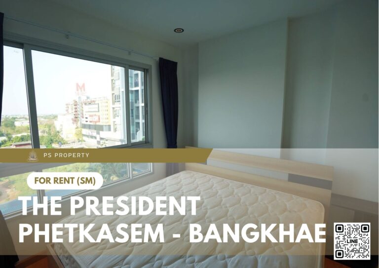 PS102485 – Condo Near MRT Bang Wa Station For Rent , One bedroom unit at The President Phetkasem – Bangkhae