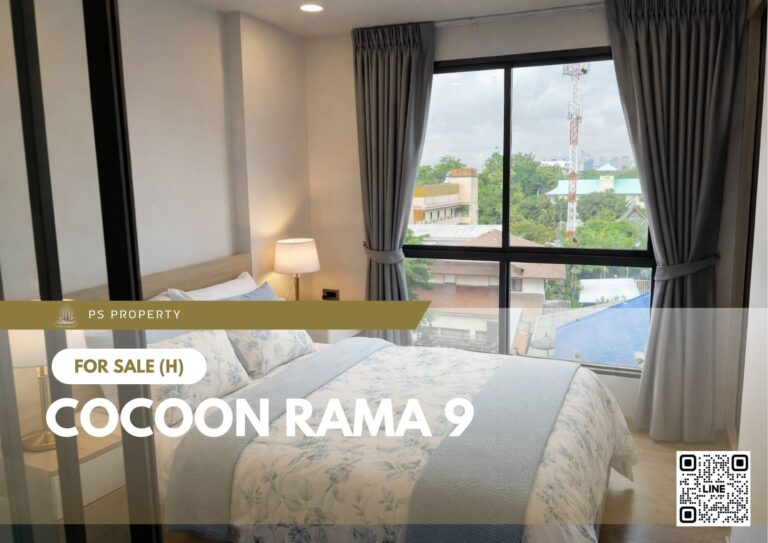 PS96768 – Condo Near MRT Si Kritha Station For Sale , One bedroom unit at COCOON RAMA 9