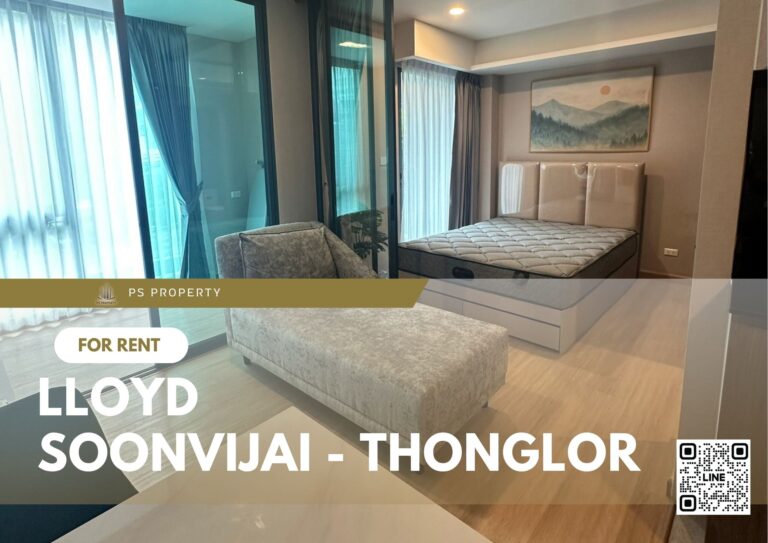 PS97587 – Condo Near BTS Thong Lo Station For Rent , One bedroom unit at LLOYD Soonvijai – Thonglor