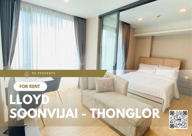 PS63835 – Condo Near BTS Thong Lo Station For Rent , One bedroom unit at LLOYD Soonvijai – Thonglor