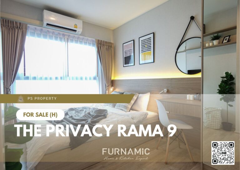 PS101628 – Condo Near ARL Ramkhamhaeng Station For Sale , One bedroom unit at The Privacy Rama 9