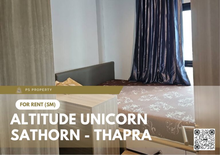 PS94179 – Condo Near BTS Talat Phlu Station For Rent , One bedroom unit at Altitude Unicorn Sathorn – Thapra