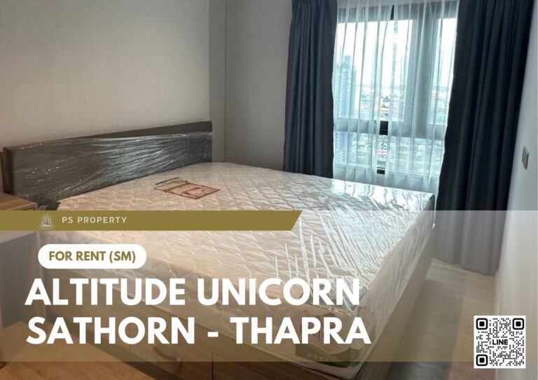 PS73488 – Condo Near BTS Talat Phlu Station For Rent , Two bedroom unit at Altitude Unicorn Sathorn – Thapra