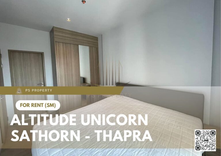 PS24049 – Condo Near BTS Talat Phlu Station For Rent , Two bedroom unit at Altitude Unicorn Sathorn – Thapra