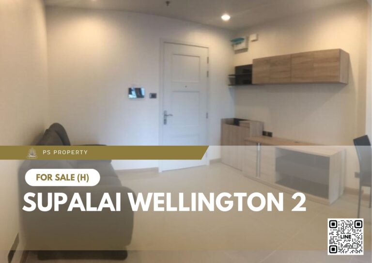 PS101644 – Condo Near MRT Thailand Cultural Centre Station For Rent , One bedroom unit at Supalai Wellington 2