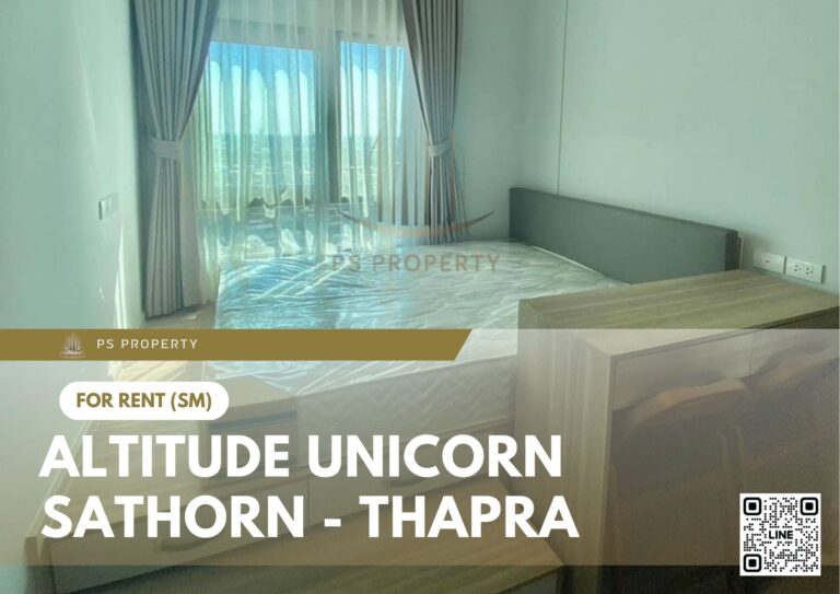 PS11277 – Condo Near BTS Talat Phlu Station For Rent , One bedroom unit at Altitude Unicorn Sathorn – Thapra