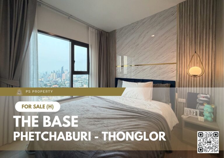 PS101669 – Condo Near MRT Phetchaburi Station For Sale , One bedroom unit at THE BASE Phetchaburi – Thonglor