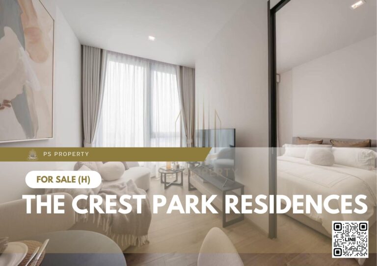 PS48285 – Condo Near MRT Phahonyothin Station For Sale , One bedroom unit at The Crest Park Residences