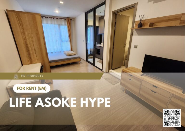 PS100873 – Condo Near MRT Phra Ram 9 Station For Rent , Two bedroom unit at Life Asoke Hype