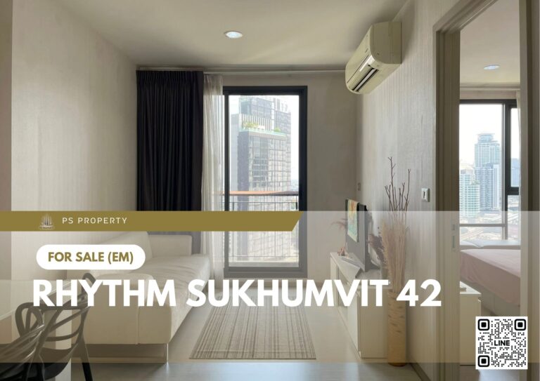 PS100904 – Condo Near BTS Ekkamai station For Sale , One bedroom unit at Rhythm Sukhumvit 42