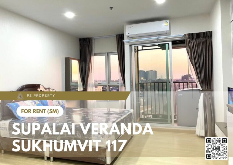 PS101962 – Condo Near BTS Pu Chao Station For Rent , One bedroom unit at Supalai Veranda Sukhumvit 117
