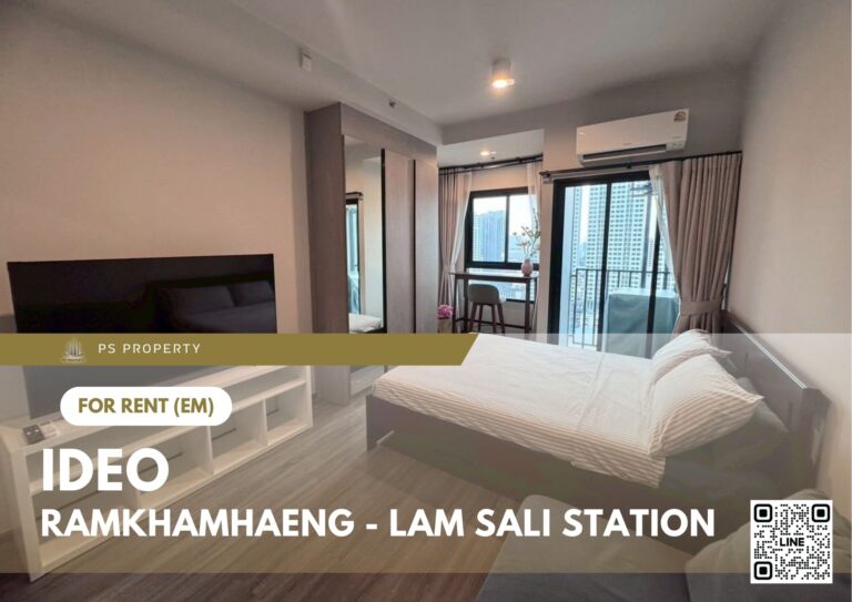 PS104764 – Condo Near MRT Yaek Lam Sali Station For Rent , One bedroom unit at Ideo Ramkhamhaeng – Lam Sali Station