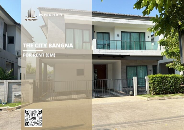 PS105296 – House Near BTS Bang na Station For Rent , at The City Bangna