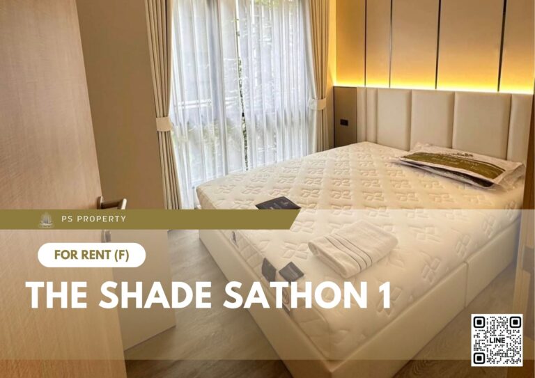 PS105330 – Condo Near MRT Lumphini Station For Rent , One bedroom unit at THE SHADE SATHON 1