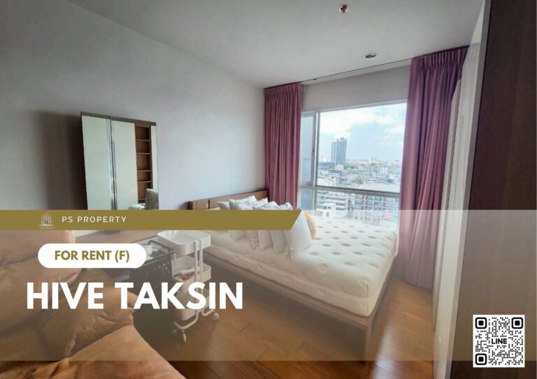 PS105372 – Condo Near BTS Wongwian Yai Station For Rent , One bedroom unit at Hive Taksin