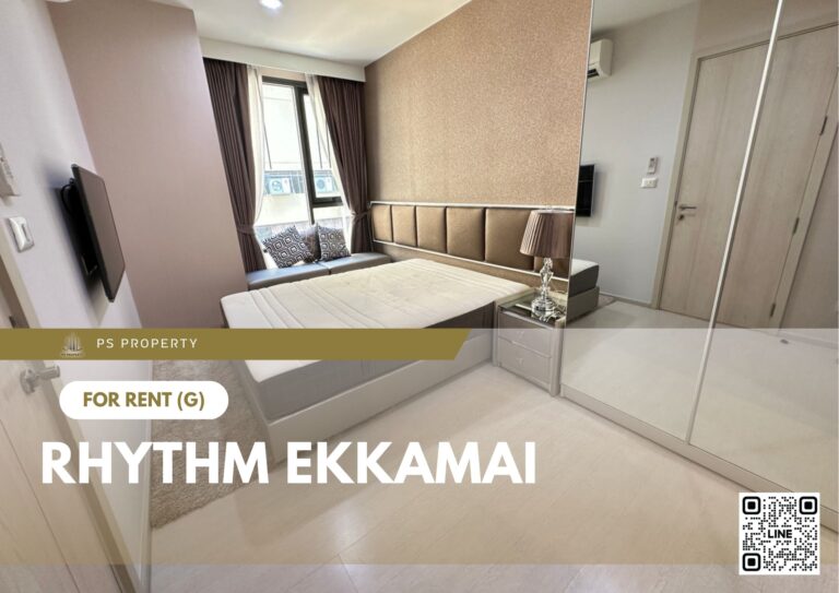 PS105251 – Condo Near BTS Ekkamai Station For Rent , One bedroom unit at Rhythm Ekkamai