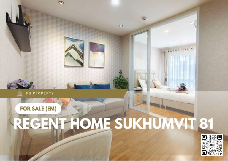 PS103788 -Condo Near BTS On Nut Station For Sale , One bedroom unit at Regent Home Sukhumvit 81