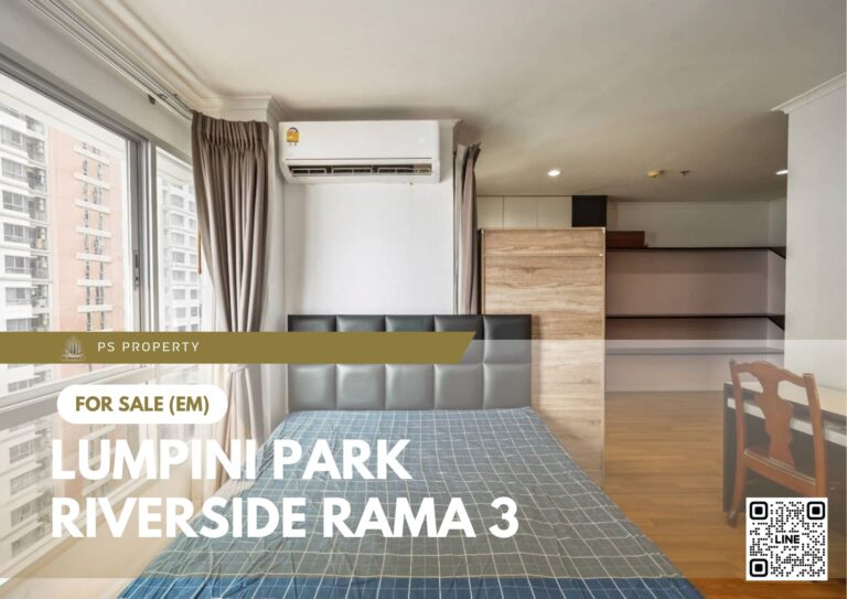PS103705 – Condo Near BTS Chong Nonsi Station For Sale , One bedroom unit at Lumpini Park Riverside Rama 3