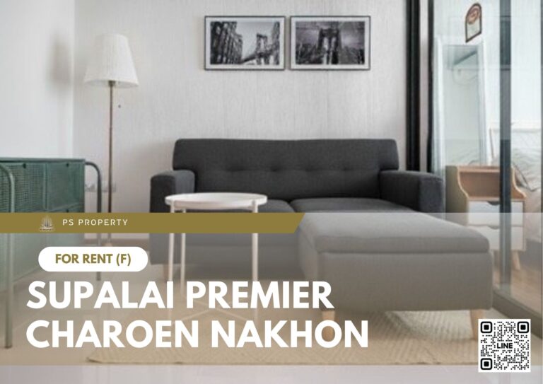 PS103864 – Condo Near BTS Krung Thon Buri Station For Rent , One bedroom unit at Supalai Premier Charoen Nakhon