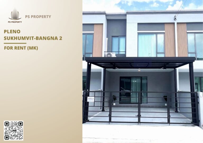 PS104153 – House Near BTS Bang na Station For Rent , at Pleno Sukhumvit-Bangna 2