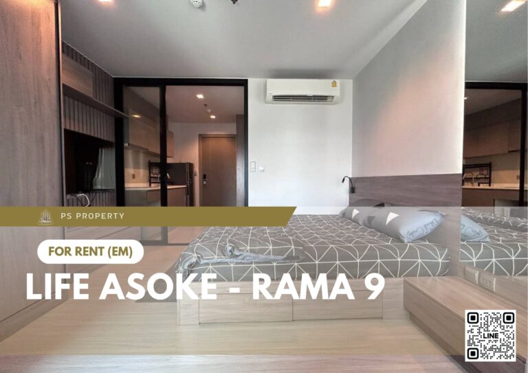 PS103800 – Condo Near MRT Phra Ram 9 Station For Rent , One bedroom unit at Life Asoke – Rama 9