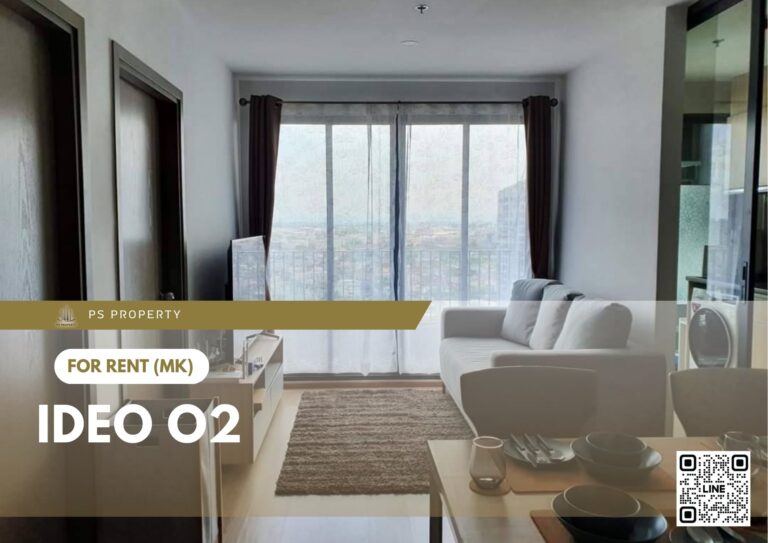 PS106371 – Condo Near BTS Bang na Station For Rent , Two bedroom unit at IDEO O2