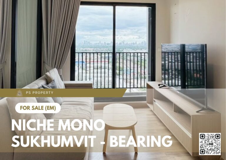 PS106718 – Condo Near BTS Bearing station For Sale , One bedroom unit at Niche Mono Sukhumvit – Bearing