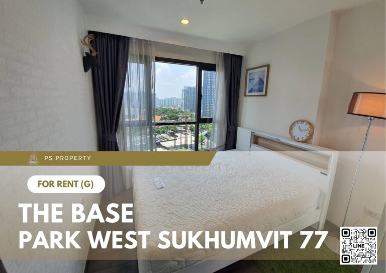 PS16636 – Condo Near BTS On Nut Station For Rent , One bedroom unit at The Base Park West Sukhumvit 77