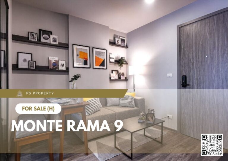 PS106626 – Condo Near ARL Ramkhamhaeng Station For Sale , One bedroom unit at Monte Rama 9