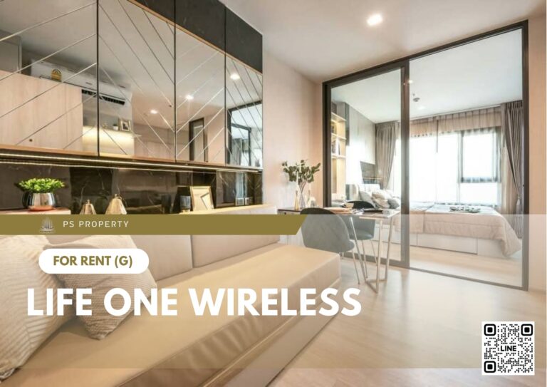 PS68519 – Condo Near BTS Phloen Chit Station For Rent , One bedroom unit at Life One Wireless