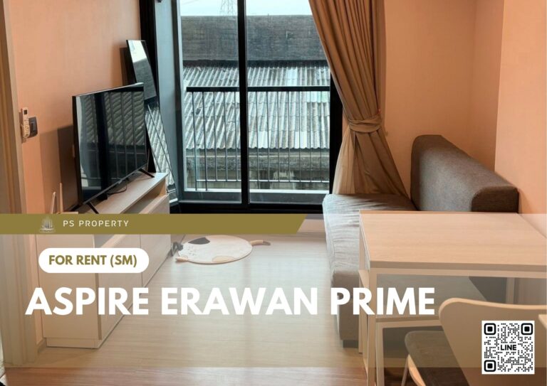 PS106868 – Condo Near BTS Chang Erawan Station For Rent , One bedroom unit at Aspire Erawan Prime